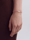 OLIO E ACETO Tanabata Special Collection Rhodonite Pearl Beaded Bracelet OLIO-OA13A19-YFC Silver/Pink Orange